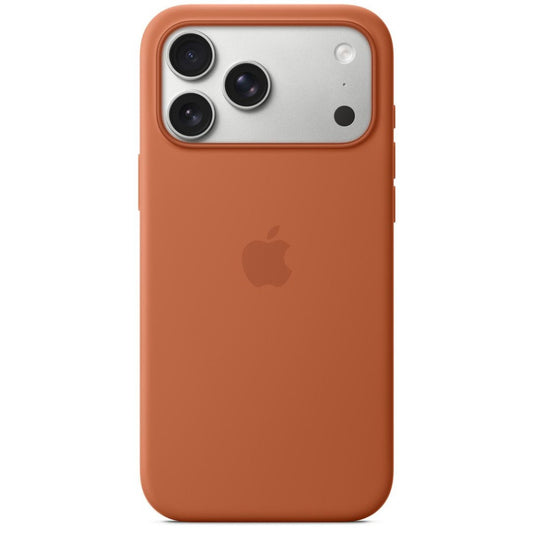 Apple iPhone 17 Pro gyári szilikon tok, MagSafe, terrakotta -  iPhone 17 Pro tok a Domshop kínálatából