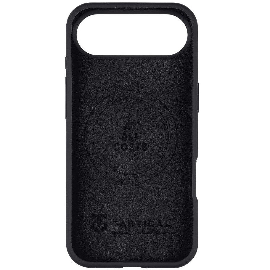 Apple iPhone Air (2025), Szilikon tok, mikrofiber plüss belső, Magsafe kompatibilis, Tactical MagForce Velvet Smoothie, fekete -  iPhone 17 Air tok a Domshop kínálatából