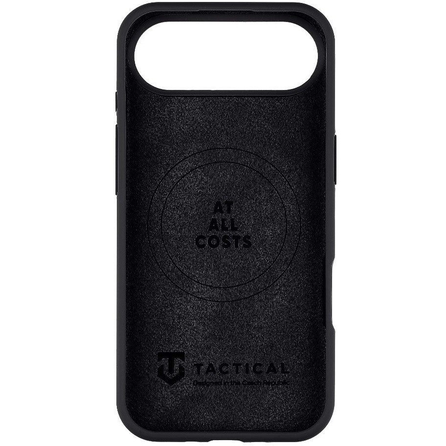 Apple iPhone Air (2025), Szilikon tok, mikrofiber plüss belső, Magsafe kompatibilis, térkép minta, Tactical MagForce Beaver, sötétszürke -  iPhone 17 Air tok a Domshop kínálatából