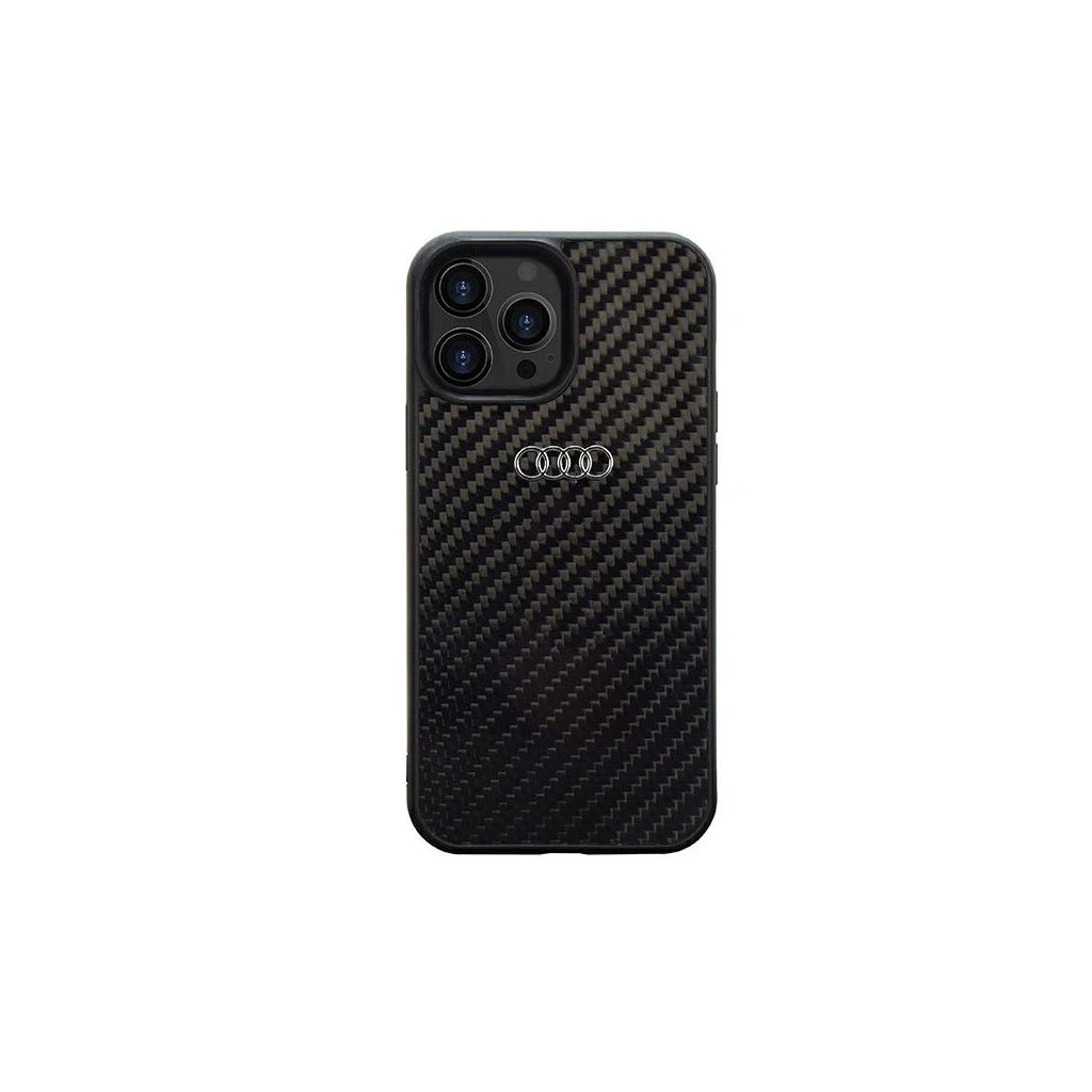 Audi Carbon Fiber iPhone 13 Pro Max készülékhez 6.7″ merev tok fekete AU-TPUPCIP13PM-R8/D2-BK -  iPhone 13 Pro Max tok a Domshop kínálatából