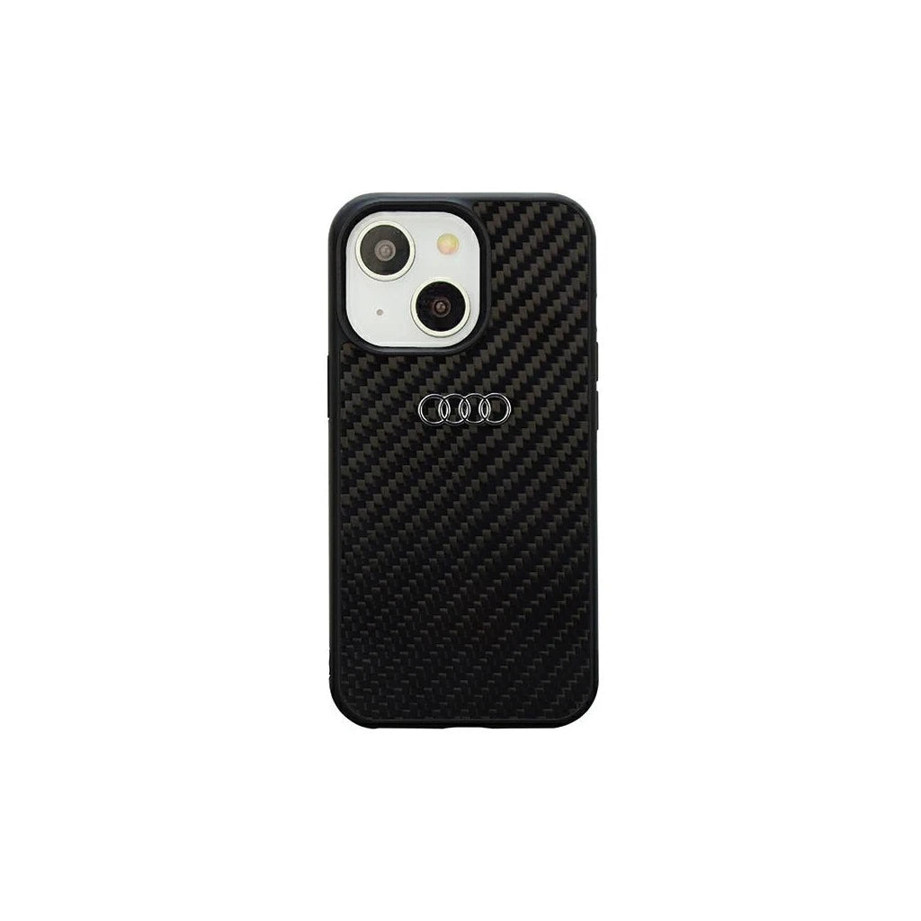 Audi Carbon Fiber iPhone 14 / 15 / 13 6.1 készülékhez kemény tok fekete AU-TPUPCIP14-R8/D2-BK -  iPhone 13/14/15 tok a Domshop kínálatából