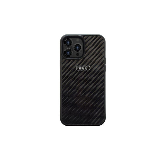 Audi Carbon Fiber iPhone 14 Pro 6.1" készülékhez keménytok AU-TPUPCIP14P-R8/D2-BK fekete -  iPhone 14 Pro tok a Domshop kínálatából