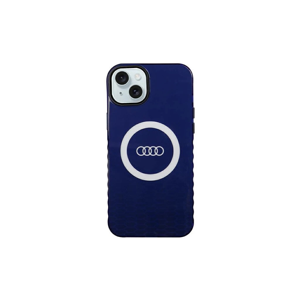 Audi IML Big Logo MagSafe kemény tok iPhone 15 Plus / 14 Plus készülékhez – 6.7″ AU-IMLMIP15 – tengerészkék -  iPhone 14 Plus/15Plus tok a Domshop kínálatából