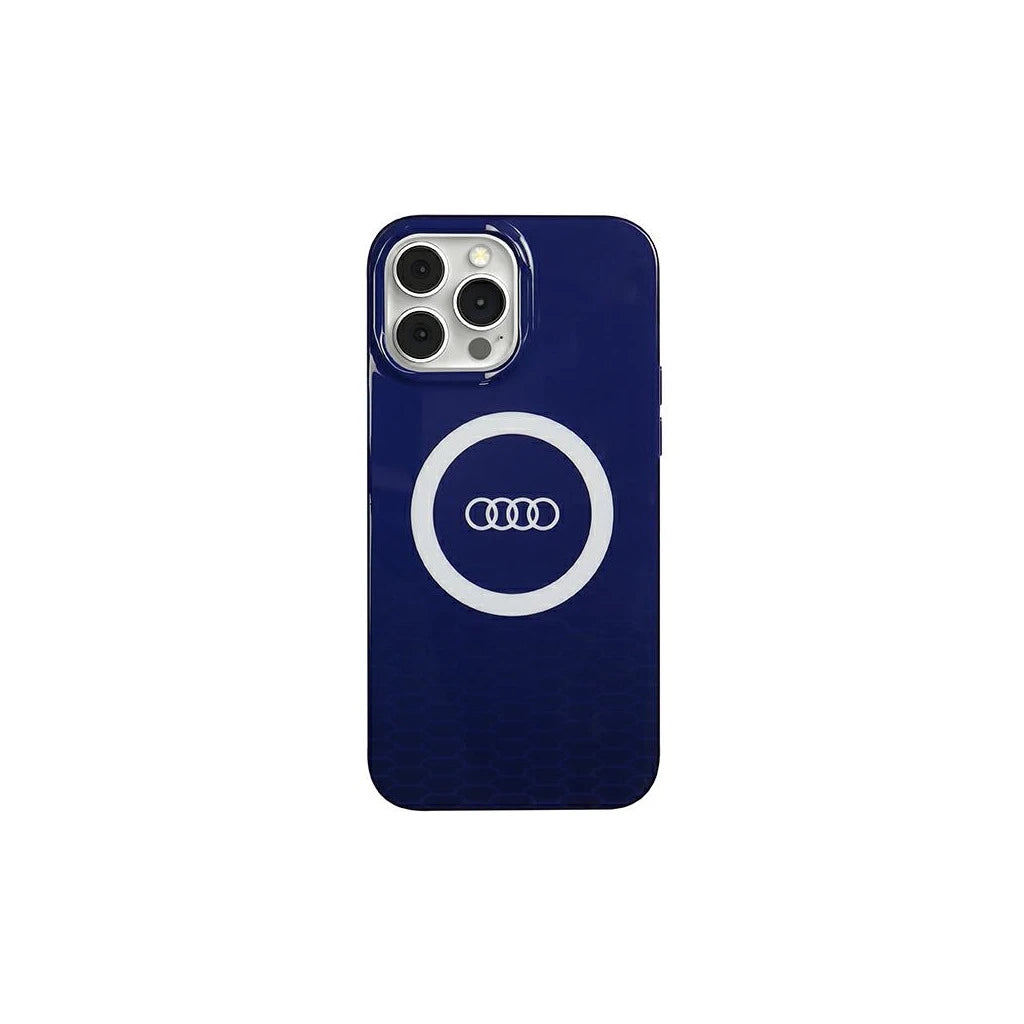 Audi IML Big Logo MagSafe tok iPhone 13 Pro Max készülékhez tengerészkék AU-IMLMIP13PM-Q5/D -  iPhone 13 Pro Max tok a Domshop kínálatából