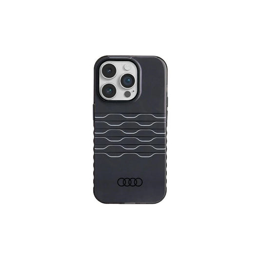 Audi IML MagSafe kemény tok iPhone 14 Pro 6.1 készülékhez fekete AU-IMLMIP14P-A6/D3-BK -  iPhone 14 Pro tok a Domshop kínálatából