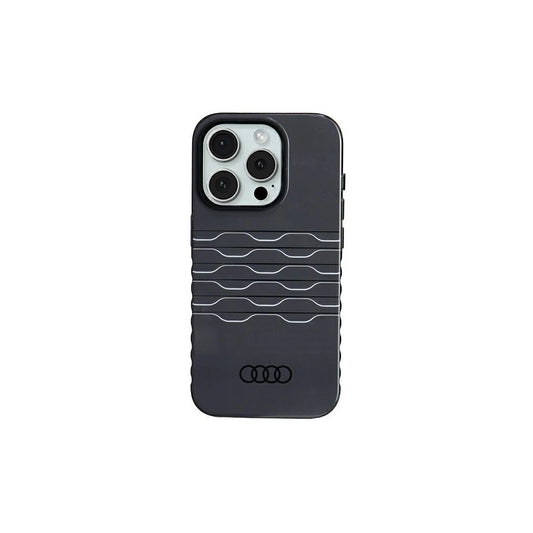 Audi IML MagSafe kemény tok iPhone 15 Pro 6.1 készülékhez – fekete AU-IMLMIP15P-A6/D3-BK -  iPhone 15 Pro tok a Domshop kínálatából