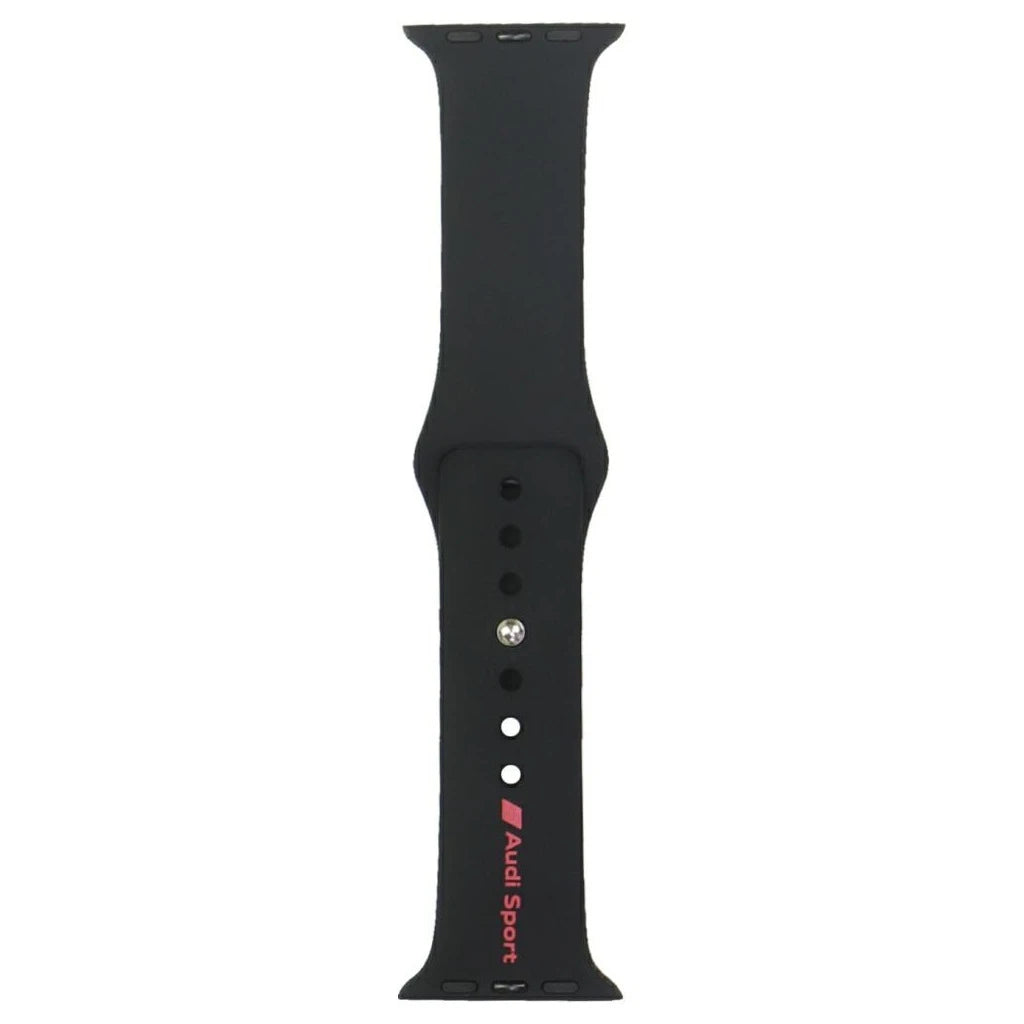 Audi Sport Red Logo szilikon óraszíj Apple Watch 40/41/42 mm készülékhez fekete -  Apple Watch Szilikon Szíjak a Domshop kínálatából