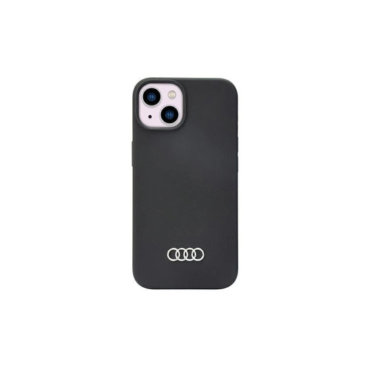 Audi szilikon kemény tok iPhone 14/15/13 6.1 készülékhez fekete AU-LSRIP14-Q3/D1-BK -  iPhone 13/14/15 tok a Domshop kínálatából