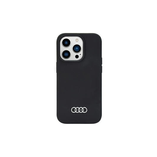Audi szilikon tok iPhone 14 Pro Max 6.7" készülékhez kemény AU-LSRIP14PM-Q3/D1-BK fekete -  iPhone 14 Pro Max tok a Domshop kínálatából