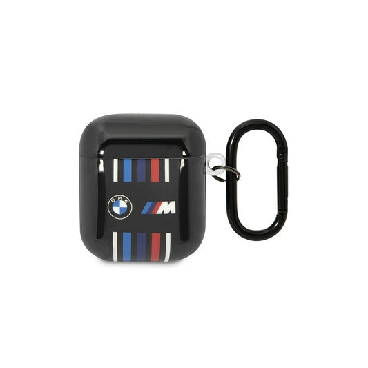 BMW BMA222SWTK AirPods 1/2 tok AirPods 1/2 készülékhez, Multiple Colored Lines, fekete -  AirPods 1/2 tok a Domshop kínálatából