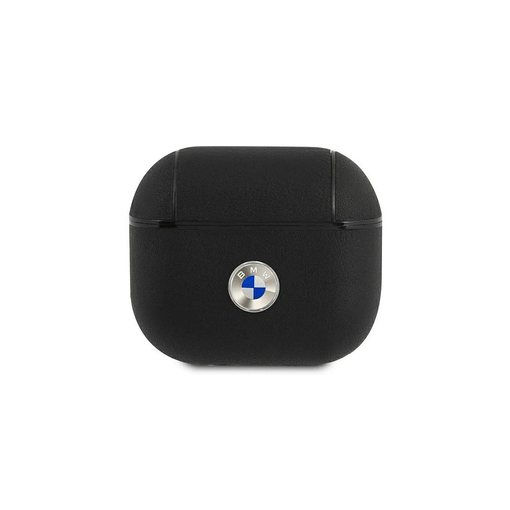BMW BMA3SSLBK AirPods 3 tok AirPods 3 készülékhez Geniune Leather Silver Logo fekete -  AirPods 3 tok a Domshop kínálatából
