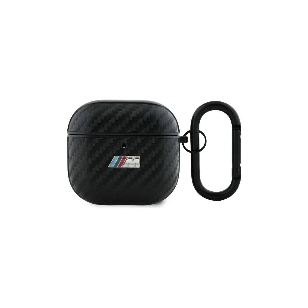 BMW BMA4CMPUCA AirPods 4 készülékhez tok PU Carbon M Collection fekete -  AirPods 4 tok a Domshop kínálatából