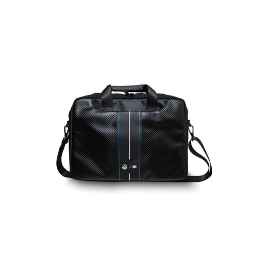 BMW BMCB15COMSCAKL 16" Carbon Blue Stripes táska fekete -  15-16" laptop táskák a Domshop kínálatából