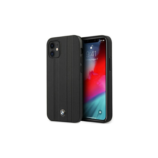 BMW BMHCP12STTBK iPhone 12 mini 5.4" készülékhez kemény tok Signature Tire Marks fekete -  iPhone 12 Mini tok a Domshop kínálatából