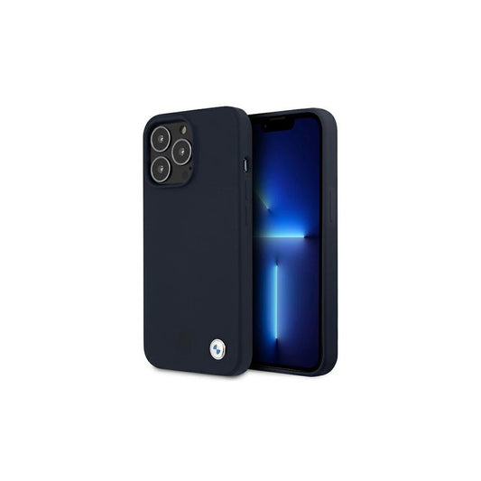 BMW BMHCP13XSILNA iPhone 13 Pro Max 6.7" készülékhez kemény tok Silicone Signature tengerészkék -  iPhone 13 Pro Max tok a Domshop kínálatából