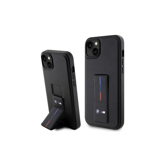BMW BMHCP14M22GSLK iPhone 14 Plus / 15 Plus 6.7" készülékhez kemény tok Grip Hot Stamp fekete -  iPhone 14 Pro tok a Domshop kínálatából