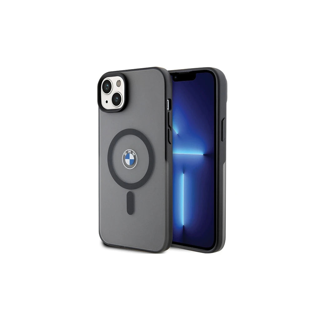 BMW BMHMP14MDSLK iPhone 14 Plus / 15 Plus 6.7 készülékhez kemény tok Signature MagSafe fekete -  iPhone 14 Plus/15Plus tok a Domshop kínálatából