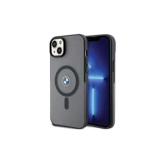 BMW BMHMP14MDSLK iPhone 14 Plus / 15 Plus 6.7 készülékhez kemény tok Signature MagSafe fekete -  iPhone 14 Plus/15Plus tok a Domshop kínálatából