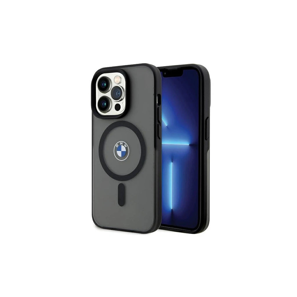 BMW BMHMP15LDSLK iPhone 15 Pro 6.1" készülékhez fekete IML Signature MagSafe kemény tok -  iPhone 15 Pro tok a Domshop kínálatából