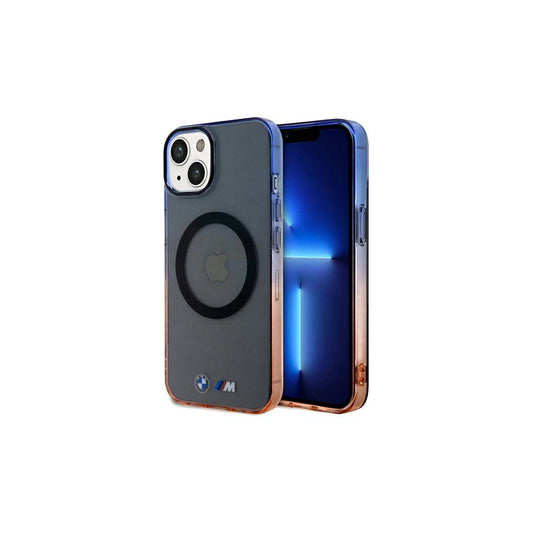 BMW BMHMP15MHTGE iPhone 15 Plus / 14 Plus 6.7" készülékhez Gradient Bumper MagSafe kemény tok szürke -  iPhone 14 Plus/15Plus tok a Domshop kínálatából