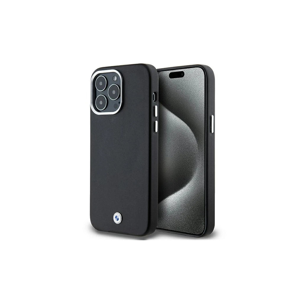 BMW BMHMP15X23PUFWK iPhone 15 Pro Max 6.7" készülékhez Signature Wrapped Metal tok MagSafe fekete -  iPhone 15 Pro Max tok a Domshop kínálatából