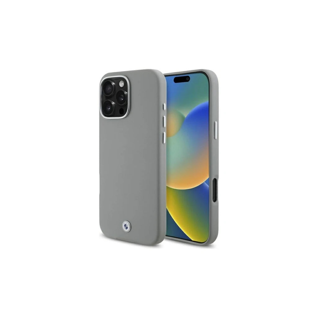 BMW BMHMP16X23PUFWG iPhone 16 Pro Max 6.9" készülékhez Sign Full Wrapped Metal MagSafe kemény tok szürke -  iPhone 16 Pro Max tok a Domshop kínálatából