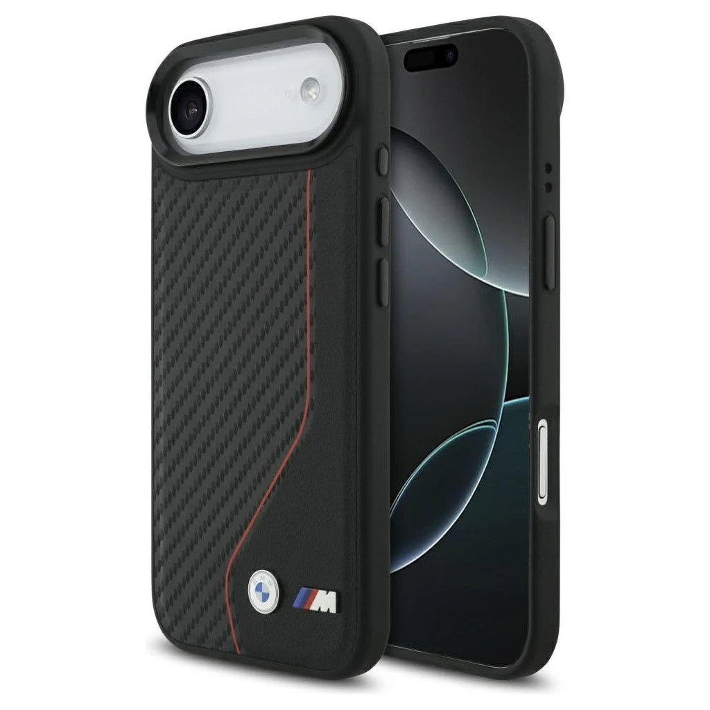 BMW M Carbon Line & Logo MagSafe tok iPhone Air készülékhez piros -  iPhone 17 Air tok a Domshop kínálatából