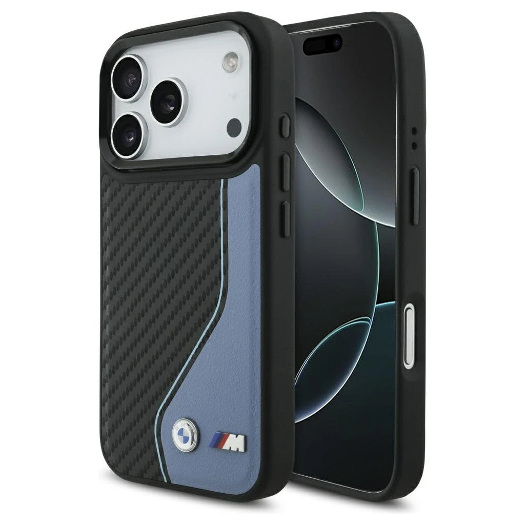 BMW M Carbon Logo MagSafe tok iPhone 17 Pro készülékhez kék -  iPhone 17 Pro tok a Domshop kínálatából