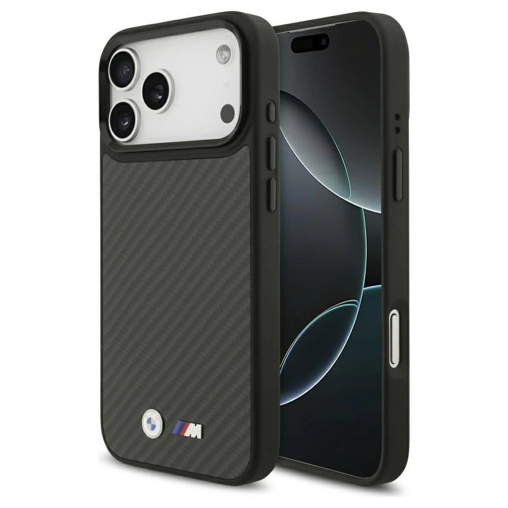 BMW M Kevlar Matt MagSafe tok iPhone 17 Pro Max készülékhez fekete -  iPhone 17 Pro Max tok a Domshop kínálatából