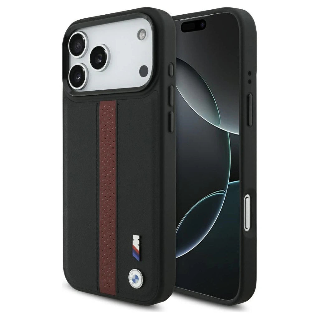 BMW M Perforated Stripe Logo MagSafe tok iPhone 17 Pro Max készülékhez piros -  iPhone 17 Pro Max tok a Domshop kínálatából