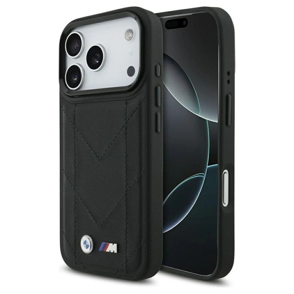 BMW M Quilted Logo MagSafe tok iPhone 17 Pro készülékhez fekete -  iPhone 17 Pro tok a Domshop kínálatából