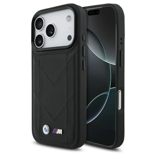 BMW M Quilted Logo MagSafe tok iPhone 17 Pro készülékhez fekete -  iPhone 17 Pro tok a Domshop kínálatából