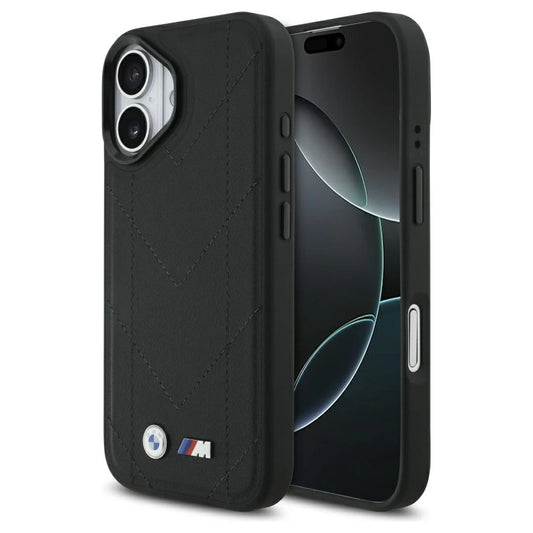 BMW M Quilted Logo MagSafe tok iPhone 17 készülékhez fekete -  iPhone 17 tok a Domshop kínálatából