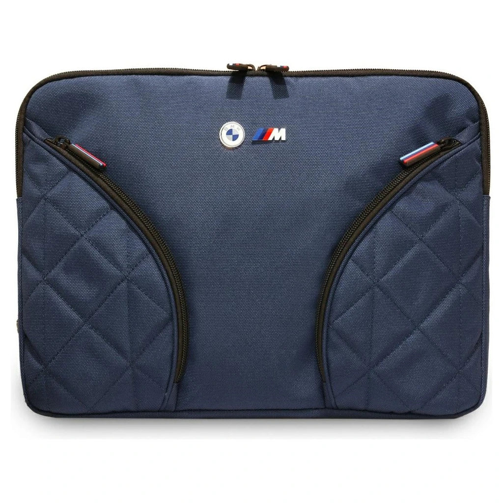 BMW Nylon Pockets & Metal Logo Sleeve 14" tengerészkék táska -  12-14" laptop táskák a Domshop kínálatából