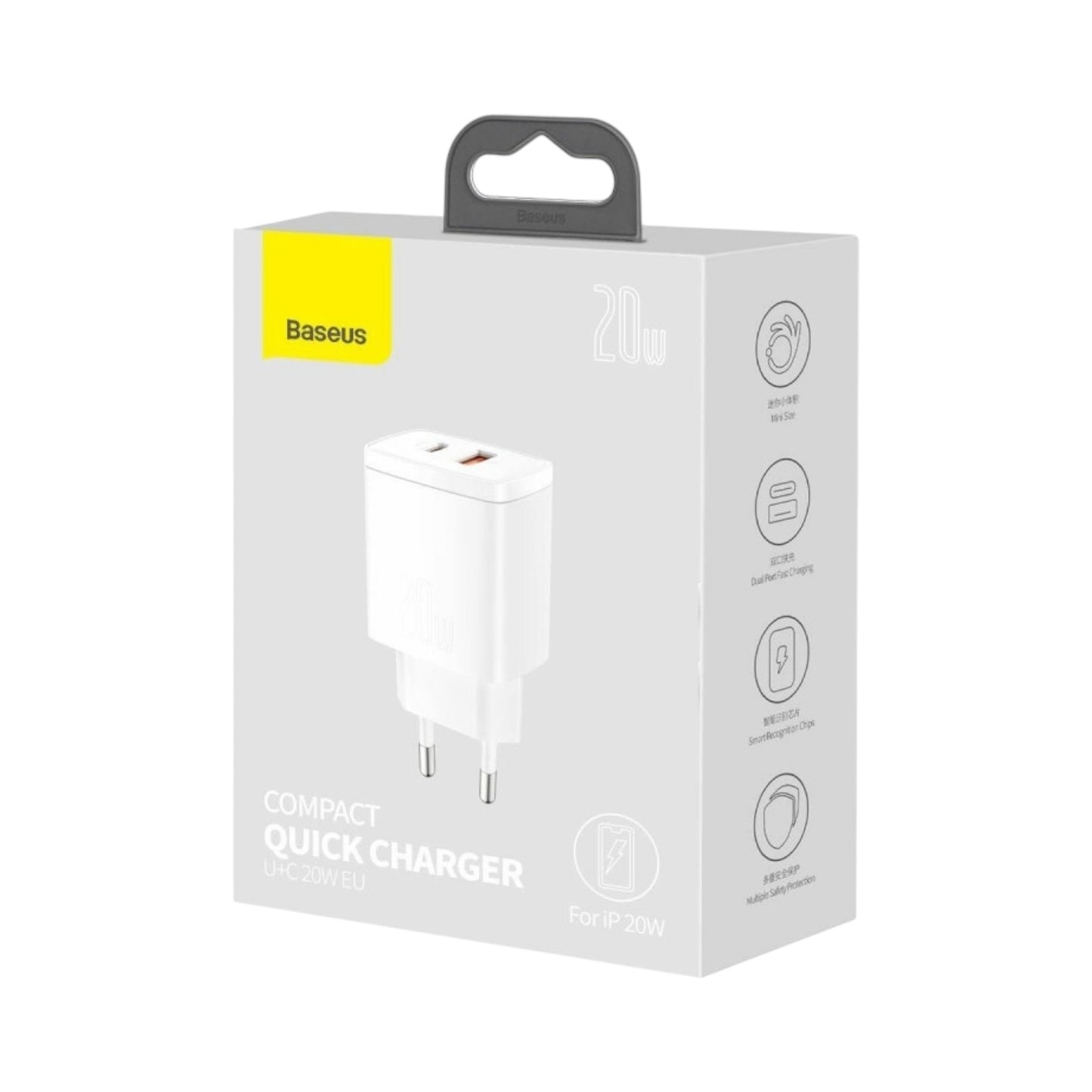 Baseus 2in1 20W gyorstöltő -  Adapter - Domshop a Domshop kínálatából