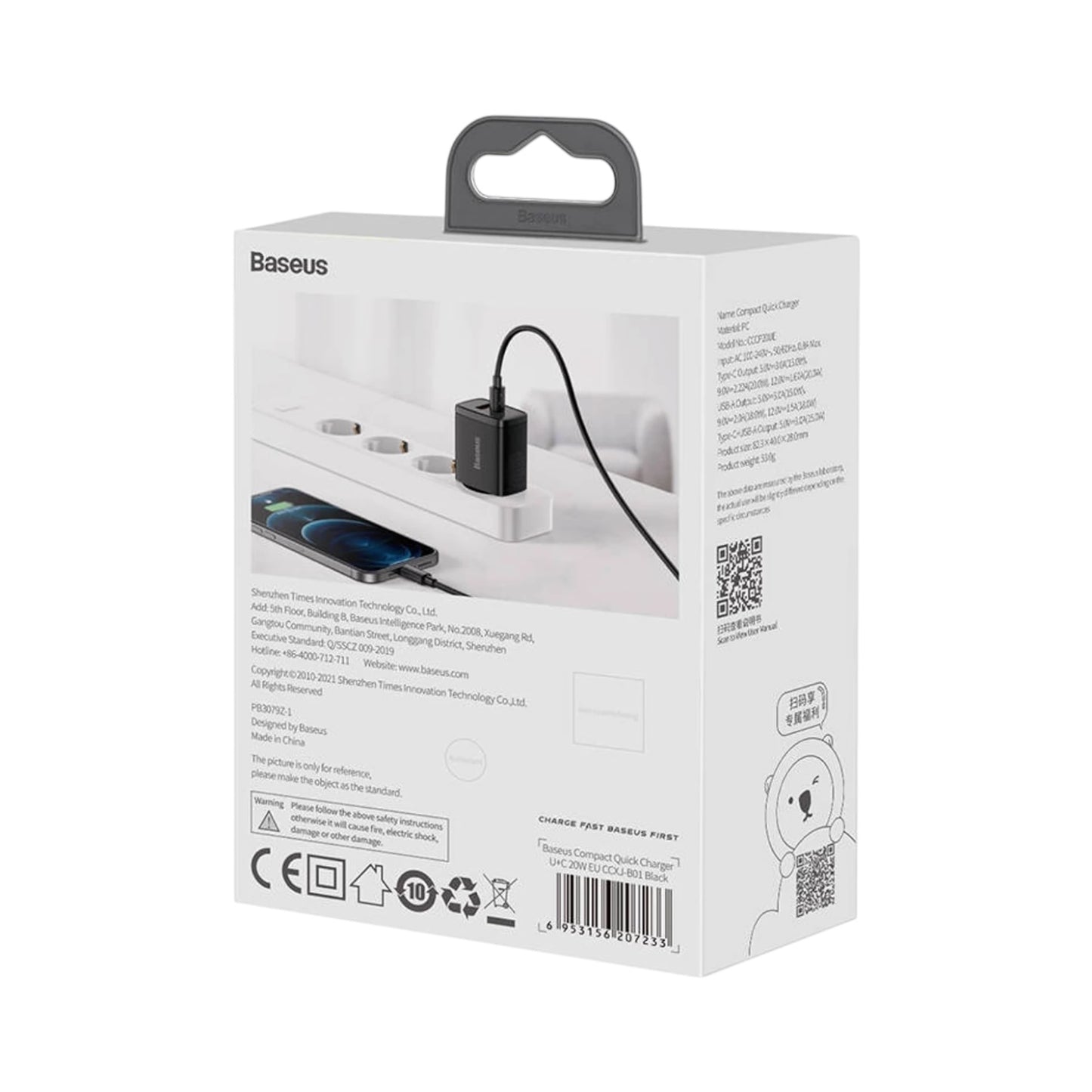 Baseus 2in1 20W gyorstöltő -  Adapter - Domshop a Domshop kínálatából