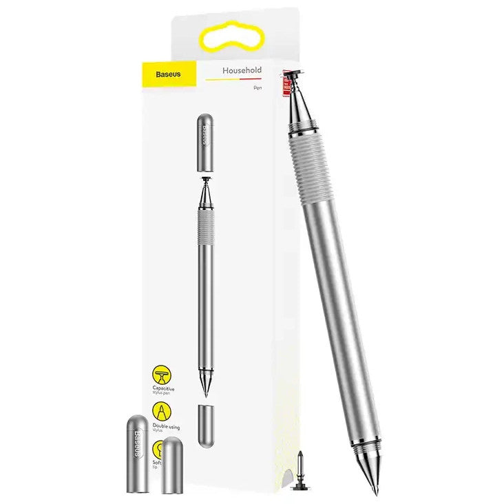 Baseus Golden Cudgel 2 az 1-ben érintőceruza, ezüst -  Pencil a Domshop kínálatából
