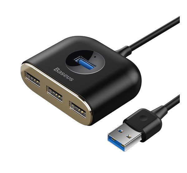 Baseus Square USB-A Hub, USB-A3.0, 3XUSB-A1.0 -  Átalakító, hub a Domshop kínálatából
