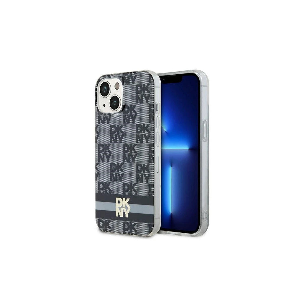 DKNY DKHMP14SHCPTSK iPhone 14 / 15 / 13 6.1 inch készülékhez kemény tok IML Checkered Mono Pattern & Printed fekete -  iPhone 13/14/15 tok a Domshop kínálatából