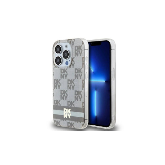DKNY DKHMP14XHCPTSE iPhone 14 Pro Max 6.7 inch készülékhez kemény tok IML Checkered Mono Pattern & Printed S bézs -  iPhone 14 Pro Max tok a Domshop kínálatából