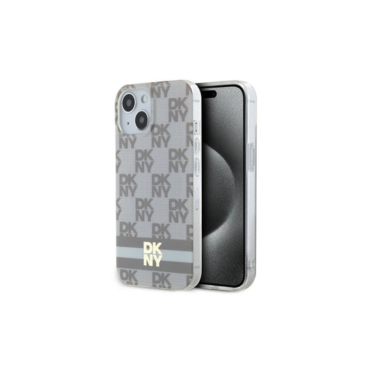 DKNY DKHMP15MHCPTSE iPhone 15 Plus / 14 Plus készülékhez 6.7 inch kemény tok IML Checkered Mono Pattern & Pr bézs -  iPhone 14 Plus/15Plus tok a Domshop kínálatából