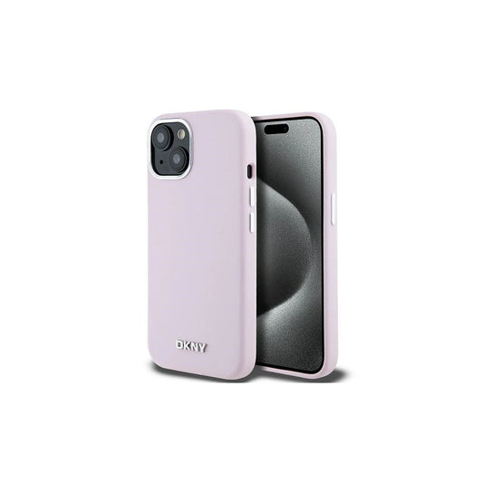 DKNY DKHMP15MSMCHLP iPhone 15 Plus / 14 Plus készülékhez 6.7" kemény tok Liquid Silicone Small Metal Logo Mag rózsaszín -  iPhone 14 Plus/15Plus tok a Domshop kínálatából