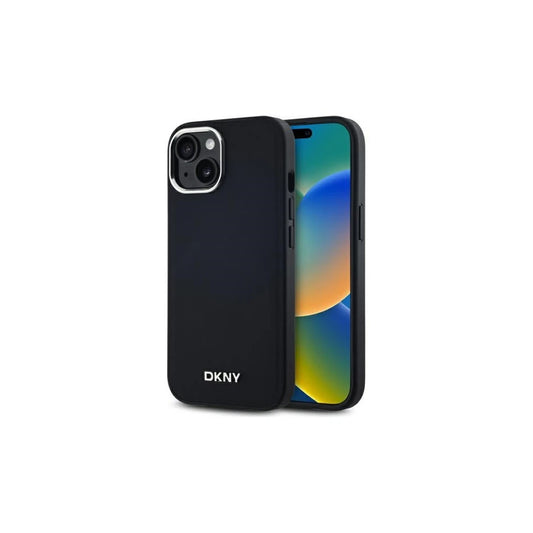 DKNY DKHMP15SPSCMCLK iPhone 15 6.1" készülékhez kemény tok Plain Logo MagSafe fekete -  iPhone 15 tok a Domshop kínálatából
