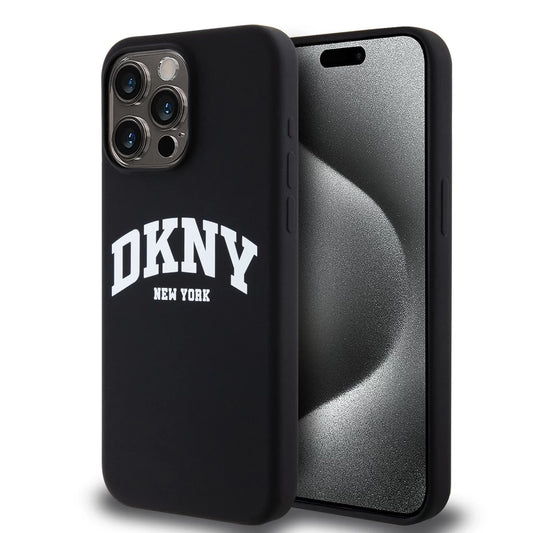 DKNY Liquid Silicone Arch Logo MagSafe tok iPhone 15 Pro Max készülékhez fekete -  iPhone 15 Pro Max tok a Domshop kínálatából