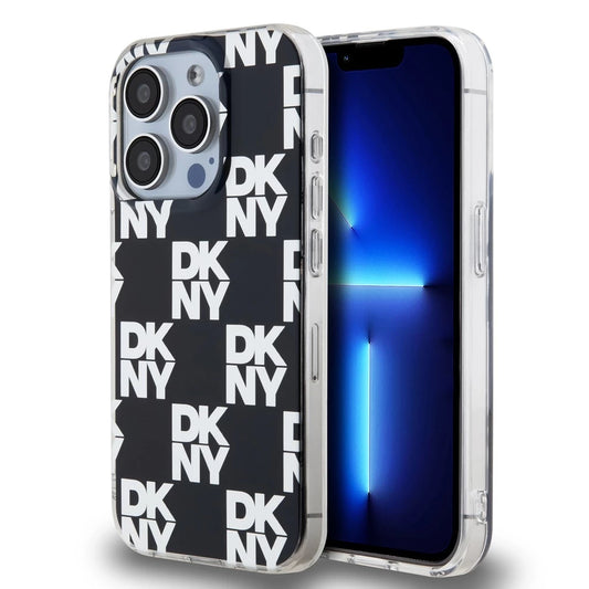 DKNY PC/TPU Checkered Pattern tok iPhone 15 Pro készülékhez fekete -  iPhone 15 Pro tok a Domshop kínálatából