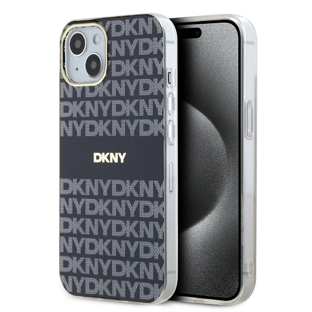 DKNY PC/TPU Repeat Pattern Tonal Stripe Magsafe tok iPhone 15 készülékhez fekete -  iPhone 15 tok a Domshop kínálatából