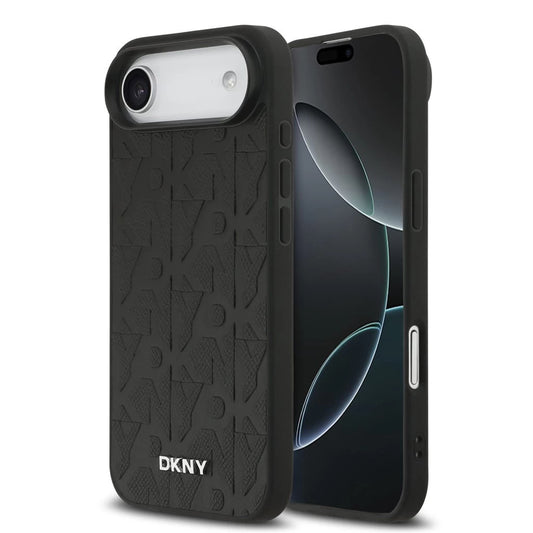 DKNY PU Leather Grid Pattern Magsafe tok iPhone Air készülékhez fekete -  iPhone 17 Air tok a Domshop kínálatából