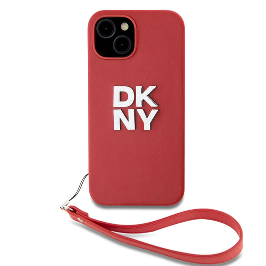DKNY PU bőr Stack Logo csuklópántos tok iPhone 14 készülékhez piros -  iPhone 13/14 tok a Domshop kínálatából
