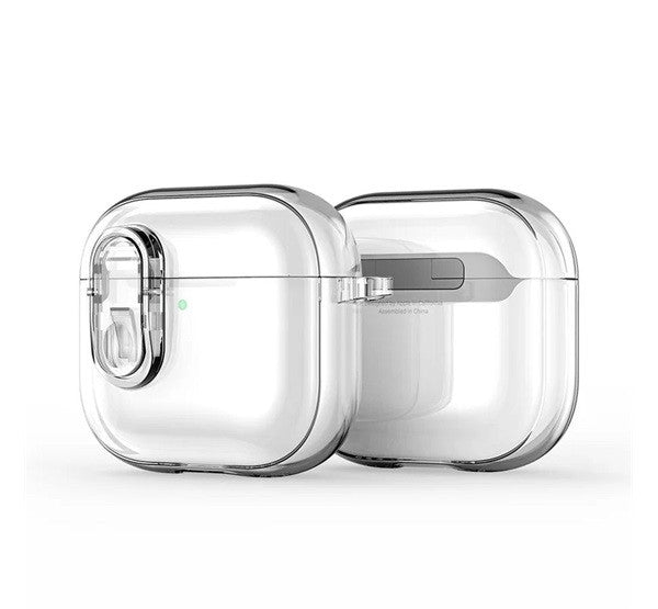 Dux Ducis PECP AirPods 4 műanyag/szilikon tok, átlátszó -  AirPods 4 tok a Domshop kínálatából