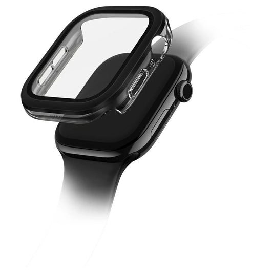 Edzett üveg tok UNIQ Voute Apple Watch Series 10/11 46mm készülékhez fekete -  Apple Watch Tokok a Domshop kínálatából